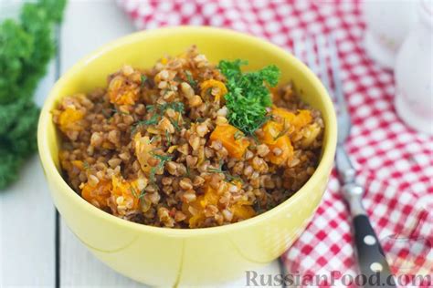 Гречневая каша с тыквой: вкусно и полезно при запоре