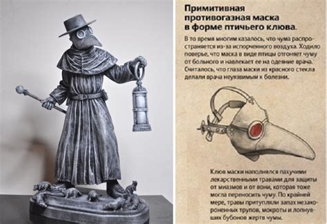 Какие маски использовались во время чумы