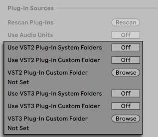 Копирование файлов VST плагинов в папку Ableton Live