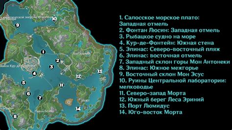 Локации и сезонность