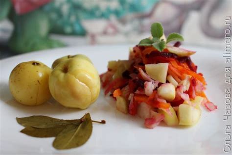 Лучшие рецепты с мочеными яблоками