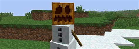 Надеть тыкву на голову в Minecraft