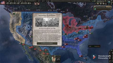 Начало гражданской войны в Hearts of Iron 4
