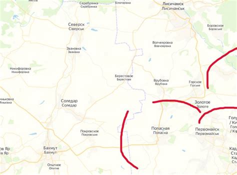 Съезды в северном направлении