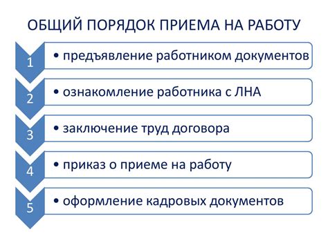 Упрощенные процедуры при приеме на работу