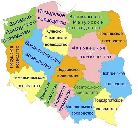 Административное деление Польши и гмины