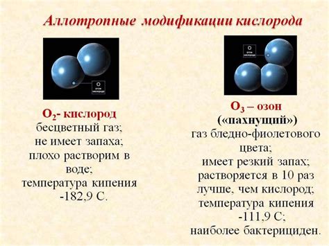 Аллотропные формы кислорода и их значимость в природе