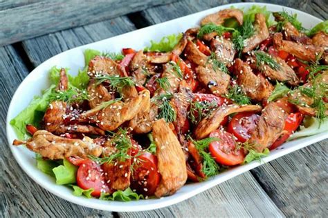 Ам няма с курицей и овощами