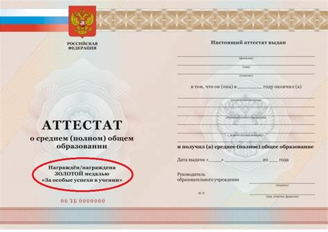 Аттестат о полученном (полном) общем образовании: ключ к знаниям и возможностям