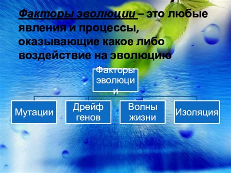 Биологические аспекты, оказывающие воздействие на эволюцию человека