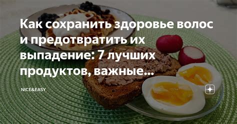 Важные питательные вещества и продукты для улучшения состояния волос