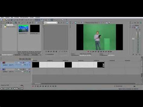 Введение в работу с заменой фона в программе Sony Vegas