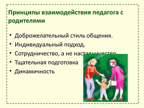 Взаимодействие младшего педагога с родителями: роль и задачи в контексте детского сада