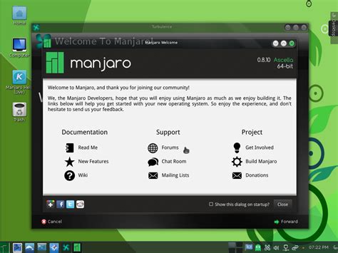 Включение графической сессии Wayland в системе Manjaro KDE