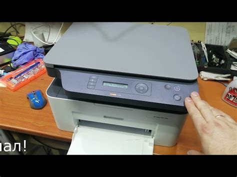 Включение функции WPS на принтере Hp Laser MFP 135w и модеме беспроводной сети