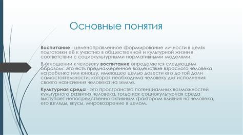 Влияние культурной среды