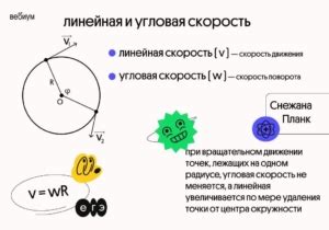 Влияние массы тела на угловую скорость