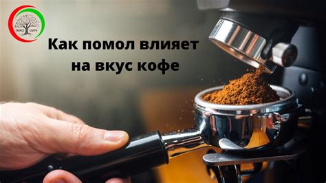 Влияние правильного выбора помола кофе на интенсивность его вкуса