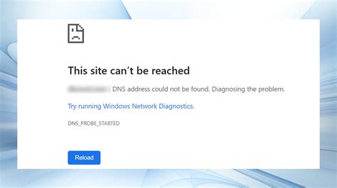 Возможные источники проблемы "Dns probe started"