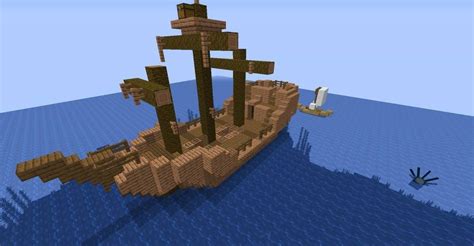 Выбор материалов для постройки судна в игре Minecraft без изменений