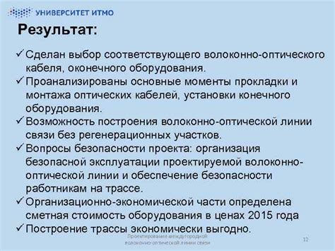 Выбор соответствующего оборудования