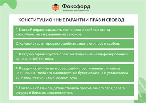 Гарантии прав и свобод граждан: ответственность государства за защиту належащих нам прав и свобод
