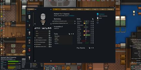 Генерация игровых персонажей в RimWorld