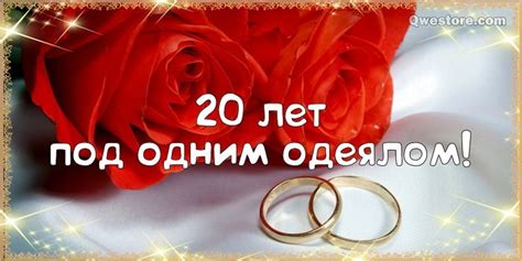 Годовщина свадьбы 20 лет: фарфоровая свадьба и обычаи