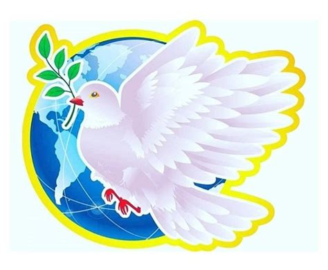 Голубь как символ мира и любви