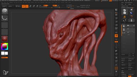 Добавление деталей с помощью инструментов ZBrush