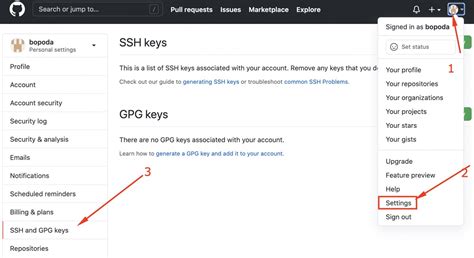 Добавление ssh ключа в аккаунт на платформе Гитхаб: необходимые шаги
