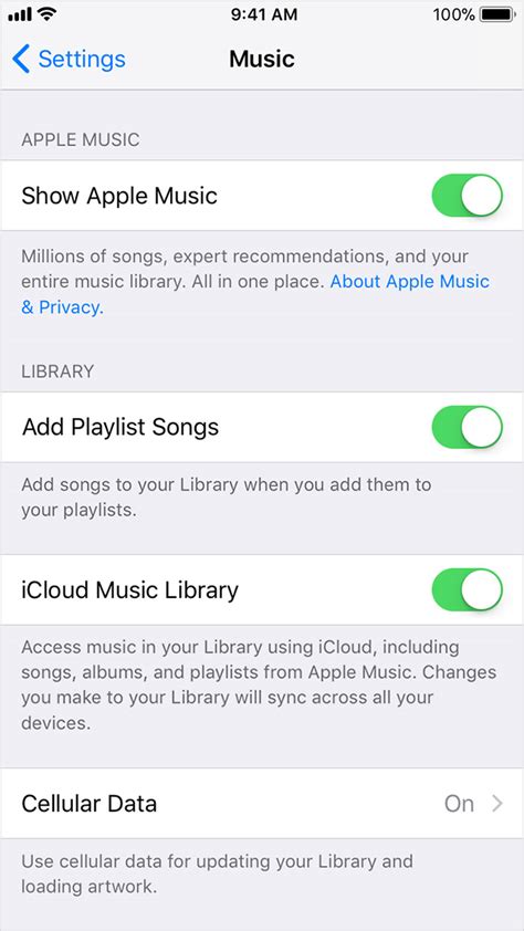 Загрузка треков через iCloud Music Library