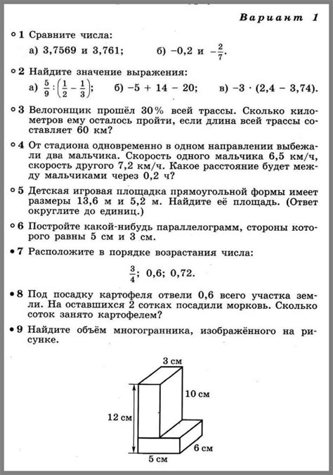 Задачи и решения с использованием особых чисел в уроках математики для учеников 6 класса