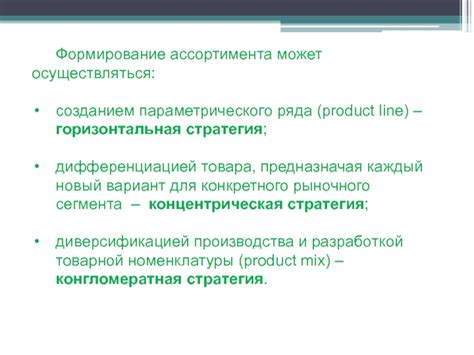 Закупка товара и формирование ассортимента: стратегия и выбор ориентиров