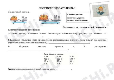 Значимость осознания концепции эталона массы для учащихся 7 класса