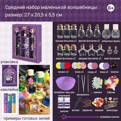 Изготовление специальных зелий для увеличения характеристик