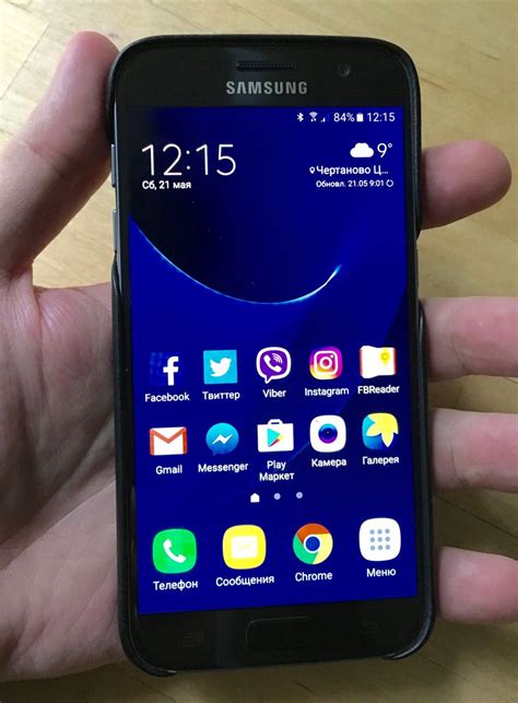 Изменение параметров фронтальной камеры на смартфоне Samsung Galaxy S7