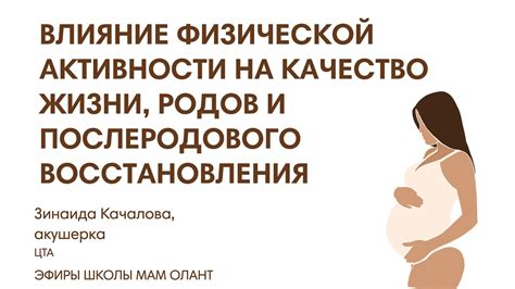 Имеющаяся значимость физической активности для восстановления организма после прохождения родов