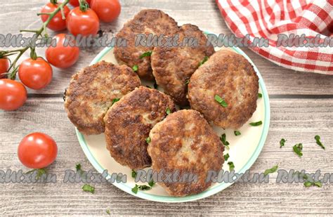 Ингредиенты и шаги приготовления котлет