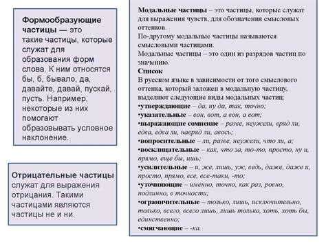Индикаторы связи "частица": особенности и употребление