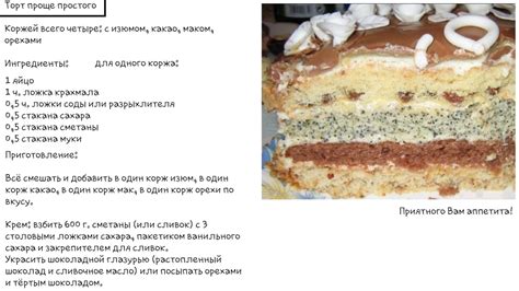 Инструкция по приготовлению начинки для торта - понимание всех этапов