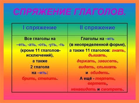 Исключения из общих правил склонения и спряжения