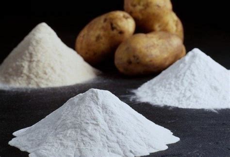Использование картофельного крахмала для абсорбции соли