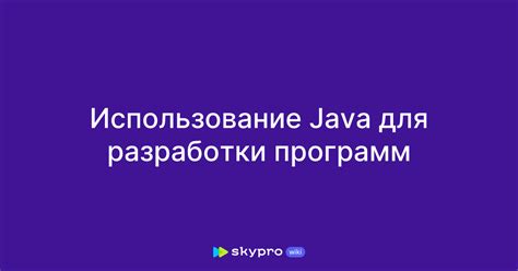 Использование языка программирования Java для разработки модов