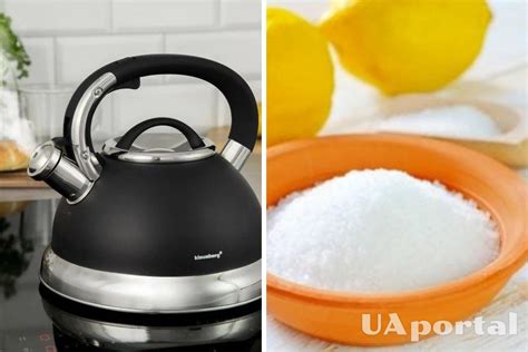 Используемые компоненты для удаления отложений из чайника
