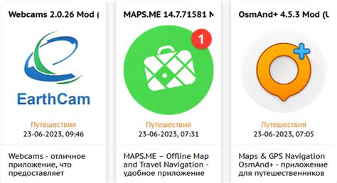 Источники информации и навигации во время путешествия