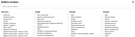 Как достичь более релевантной рекламы в ВКонтакте, настраивая список интересов