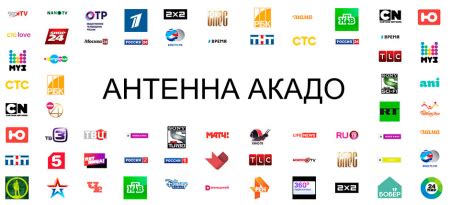 Качество и многообразие каналов Акадо телевидения