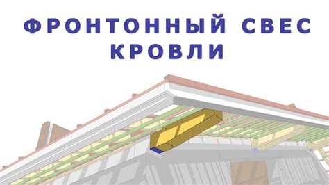 Ключевая информация для определения размеров перепада фронтонного свеса