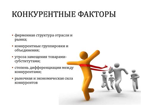 Конкурентные факторы:
